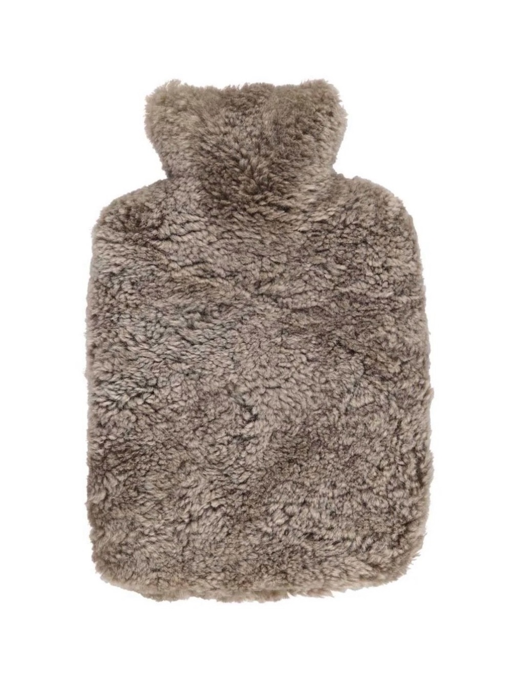 new • sheep fur covered hot water bottle